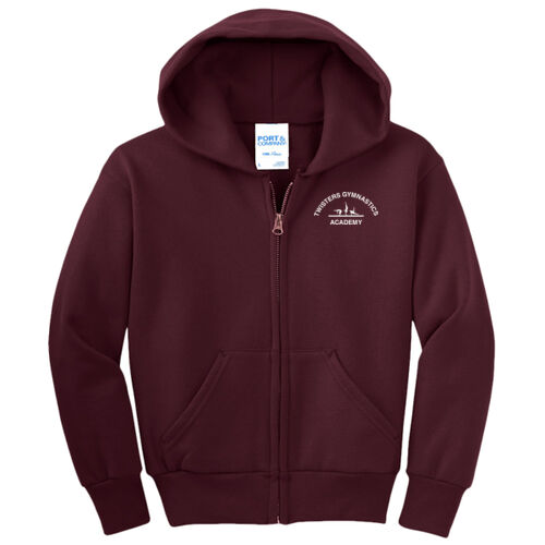 Twisters - Youth Core Fleece Full Zip Hooded Sweatshirt Thumbnail